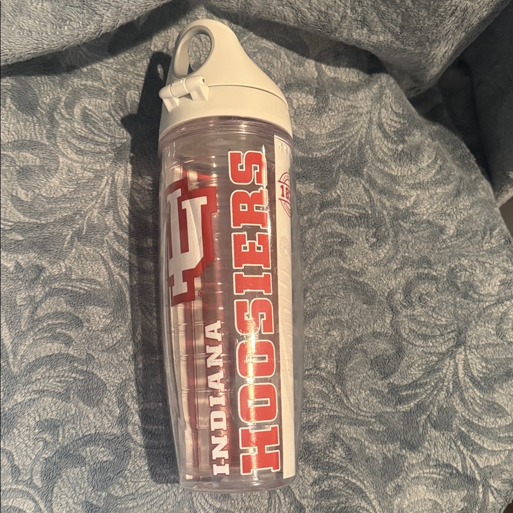 Indiana Hoosiers Tervis 24 Oz Flip Lid Travel Tumbler EUC